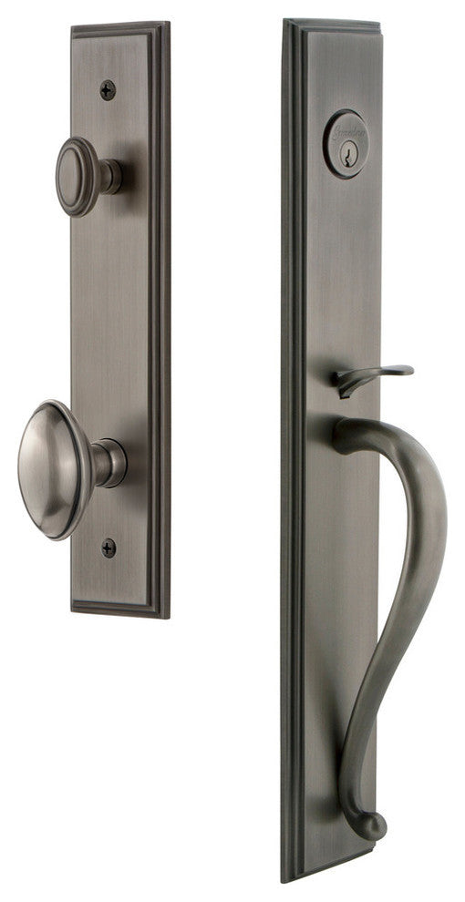 Carre' 1-Piece Dummy Handleset, S Grip and Eden Prairie Knob, 848993