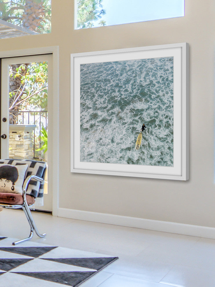 "Choppy Waters" Framed Print by Karolis Janulis