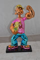 Iconic Pink Popeye smaller Resin Statue  Size: 11" x 6" x 17"H