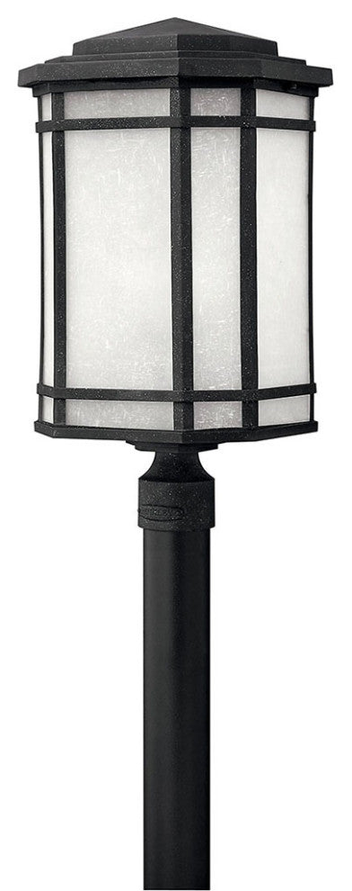 Hinkley Cherry Creek 1 Light Vintage Black Post Light, 1271VK