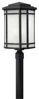 Hinkley Cherry Creek 1 Light Vintage Black Post Light, 1271VK