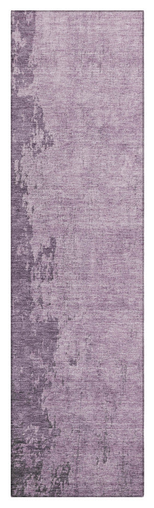 Machine Washable Indoor/Outdoor Chantille ACN1912 Violet 2'3" x 7'6" Runner Rug