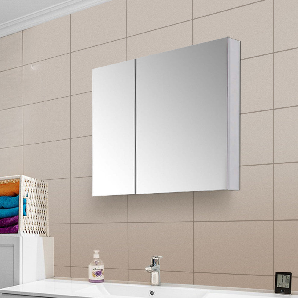 30-inX 26-inLED Mirrored Medicine Cabinet