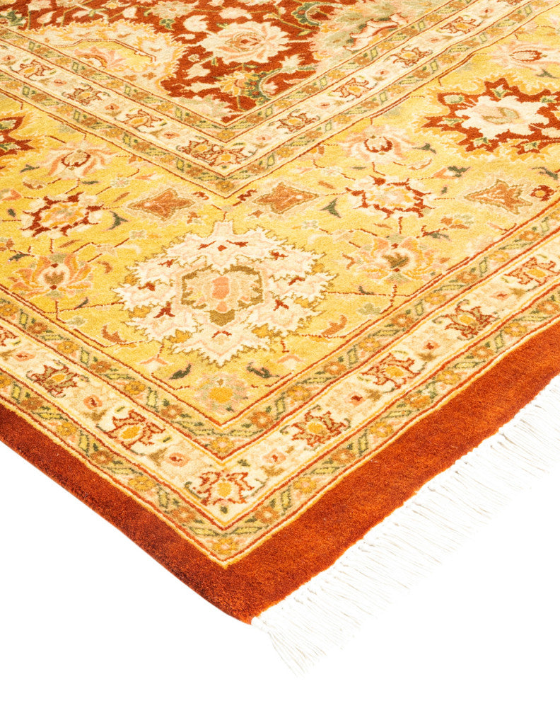 Mogul, One-of-a-Kind Hand-Knotted Area Rug Orange, 8' 1 x 10' 5