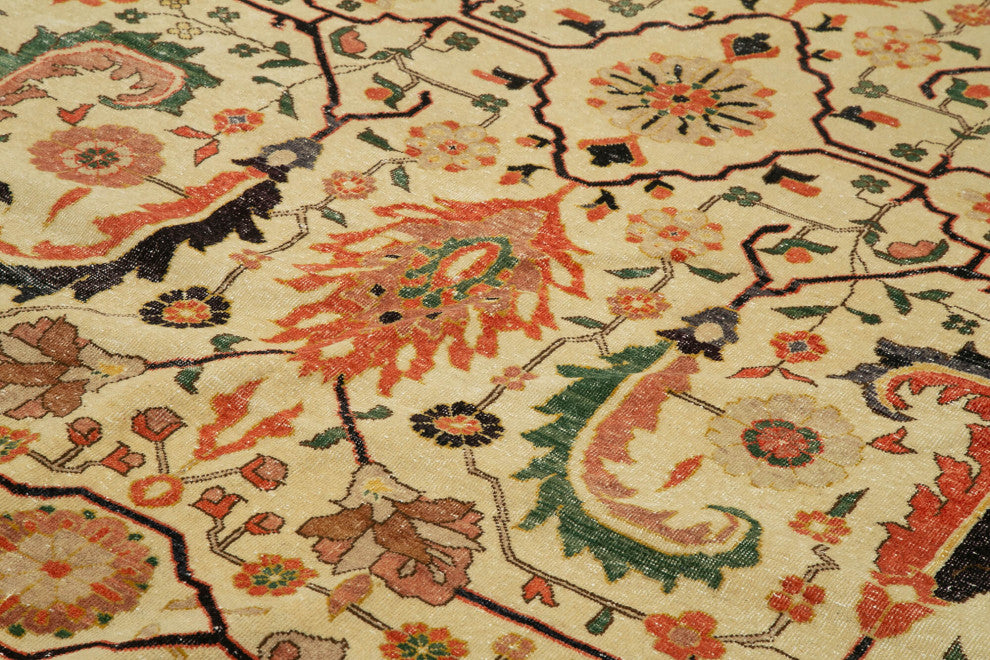 Rug N Carpet - Hand-Knotted Oriental 13' 9" x 17' 7" Oversize Oushak Area Rug