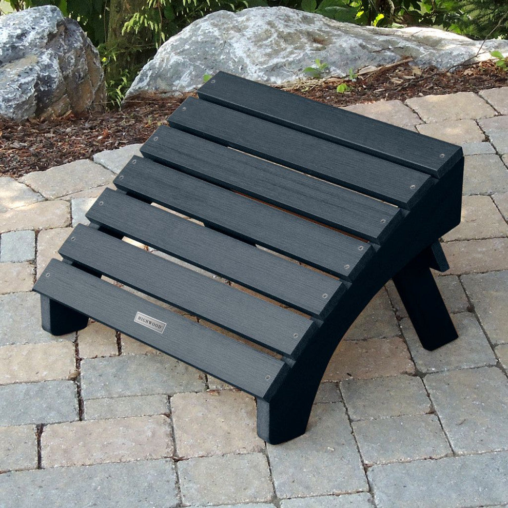Manhattan 3-Piece Beach Adirondack Set, Federal Blue