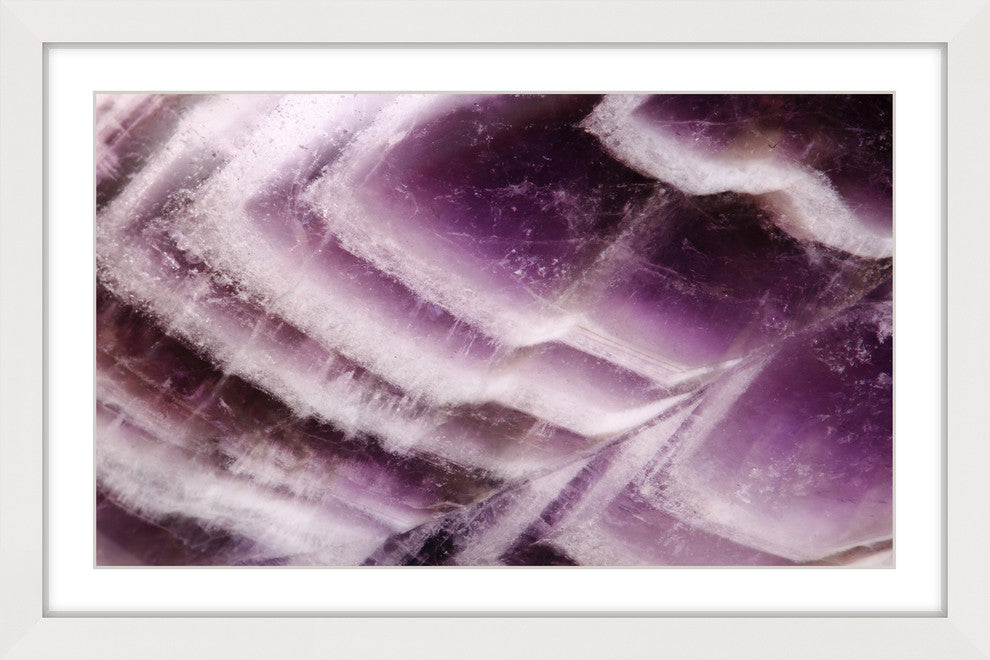 "Amethyst Cliffs" Framed Art Print