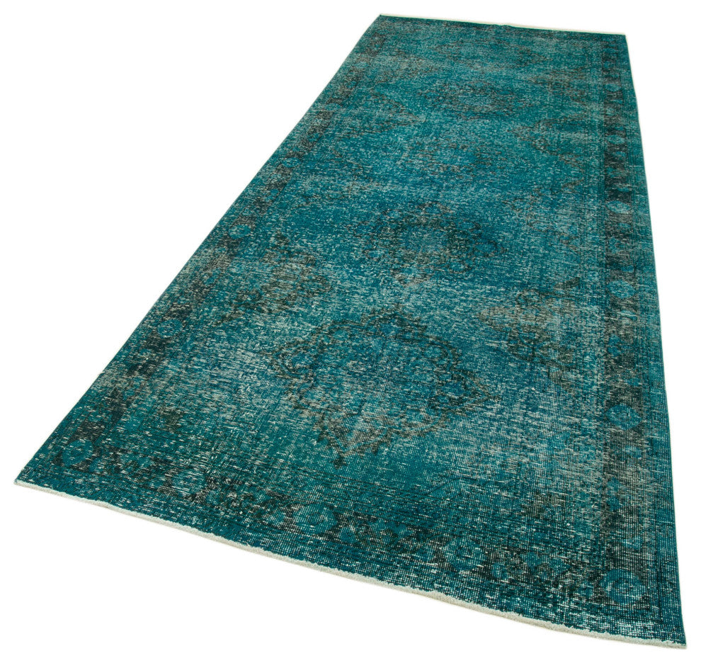 Rug N Carpet - Handwoven Oriental 4' 8" x 12' 2" Vintage Runner Rug
