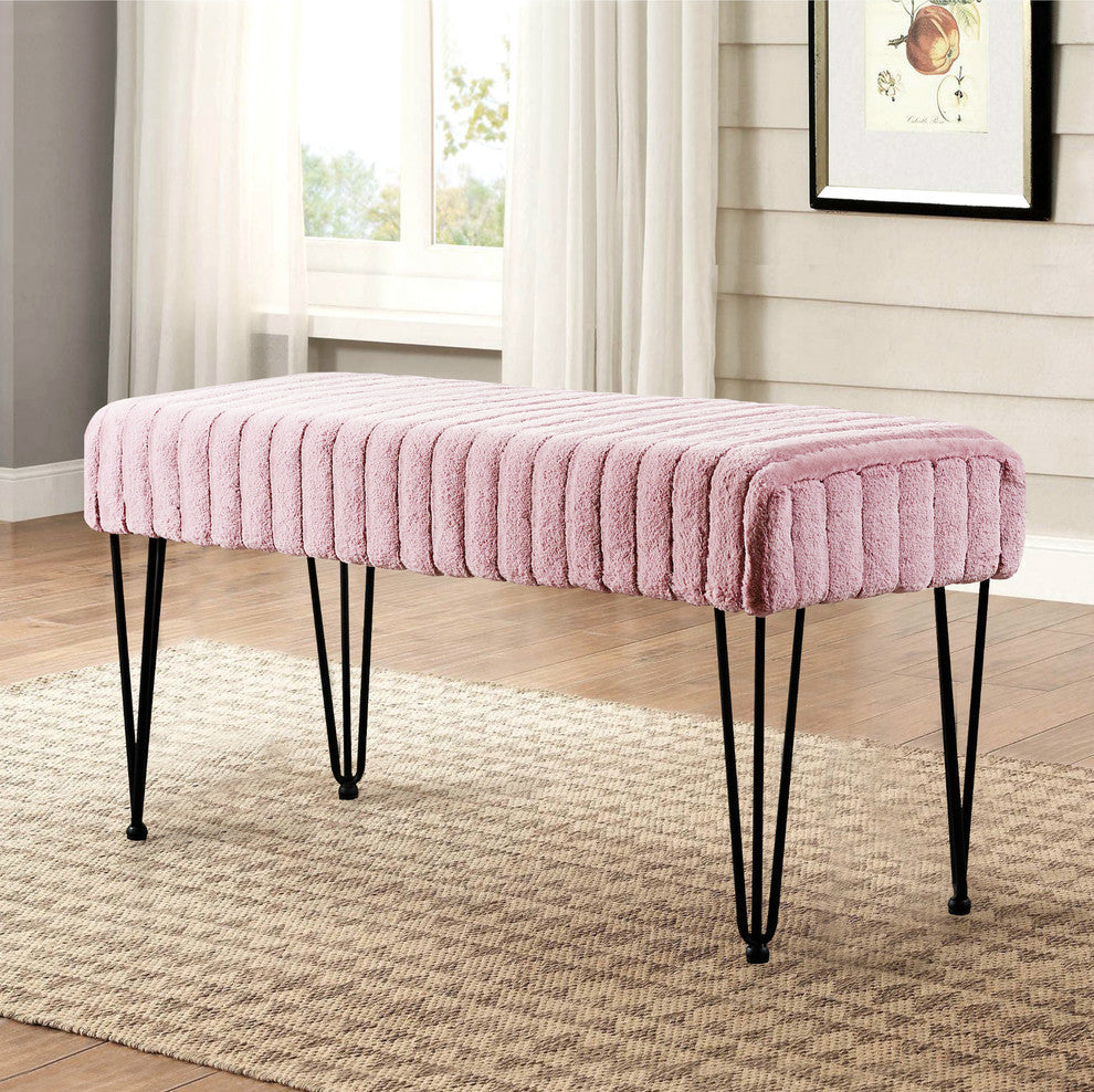 Serenta Super Mink Ottoman, Polignac, 46''x16''x22''