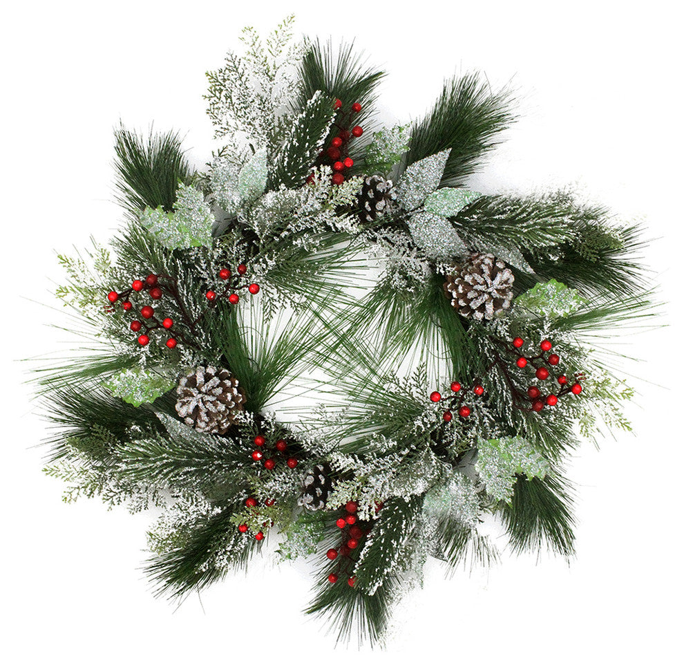 Pinecone Berry Wreath