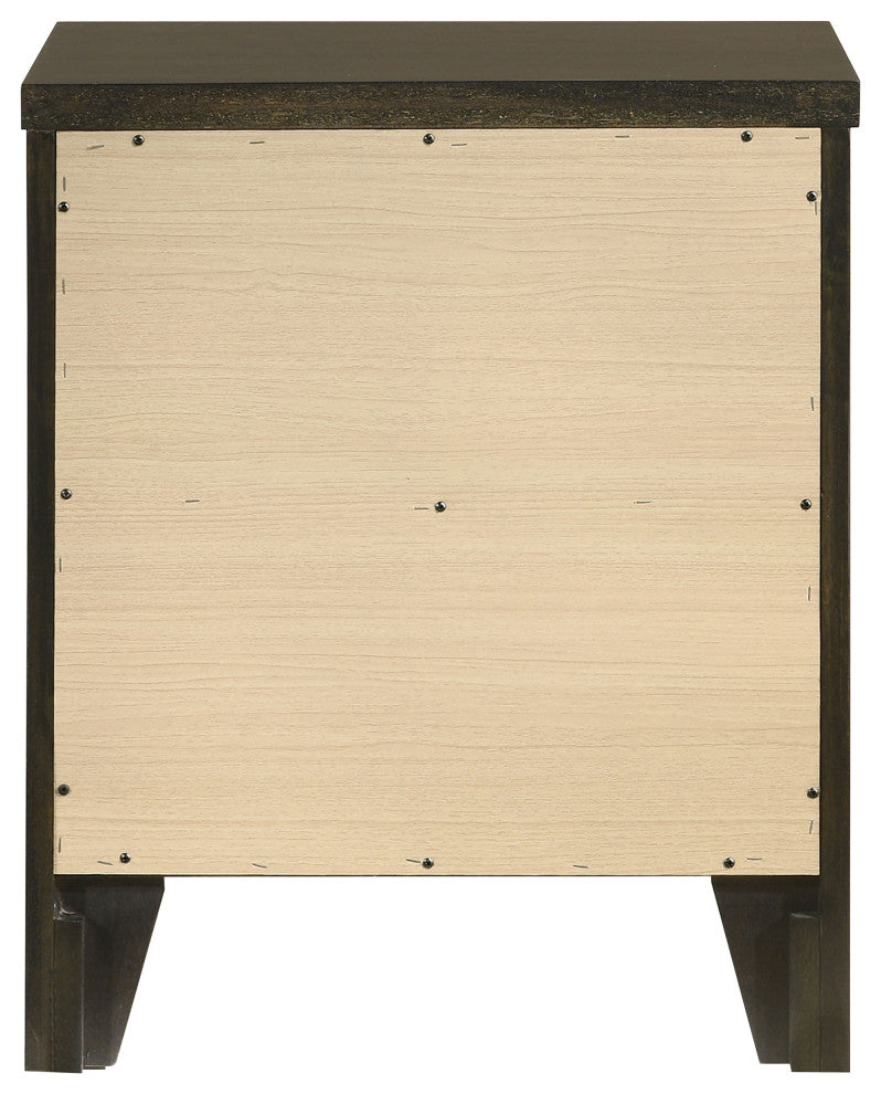 Wilkes 2-drawer Nightstand Bedside Table Dark Cocoa