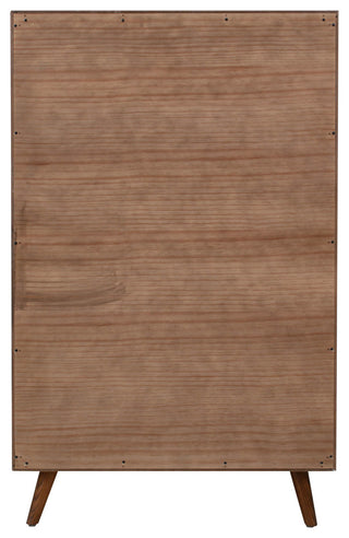 Emery Pecan 5 Drawer Chest