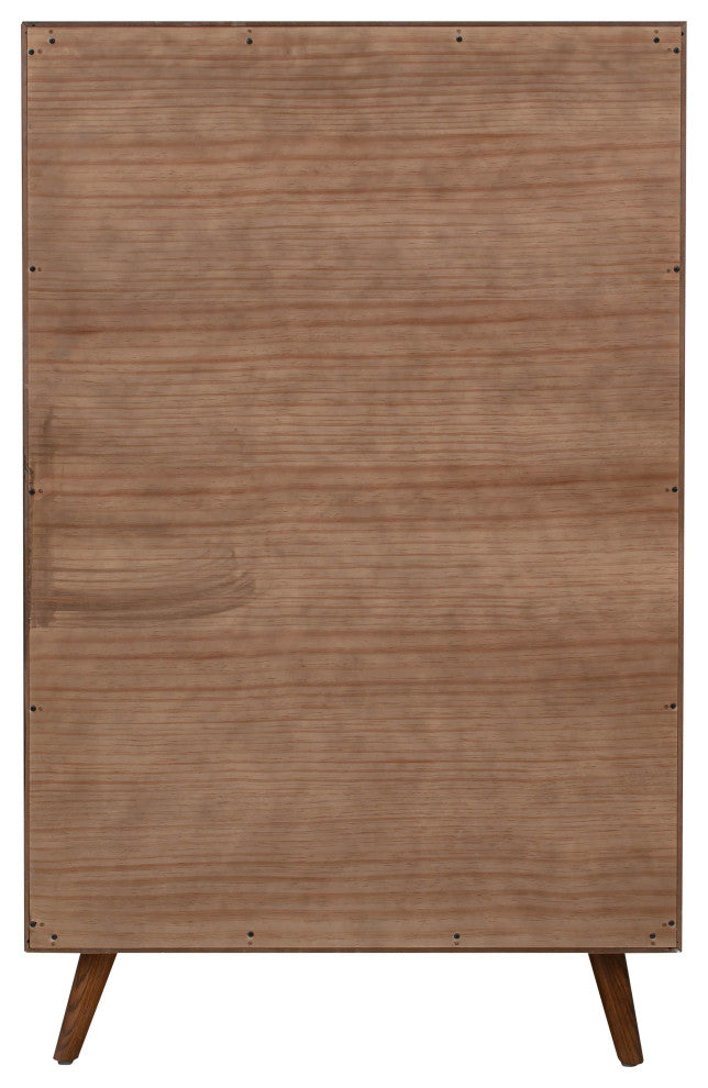 Emery Pecan 5 Drawer Chest