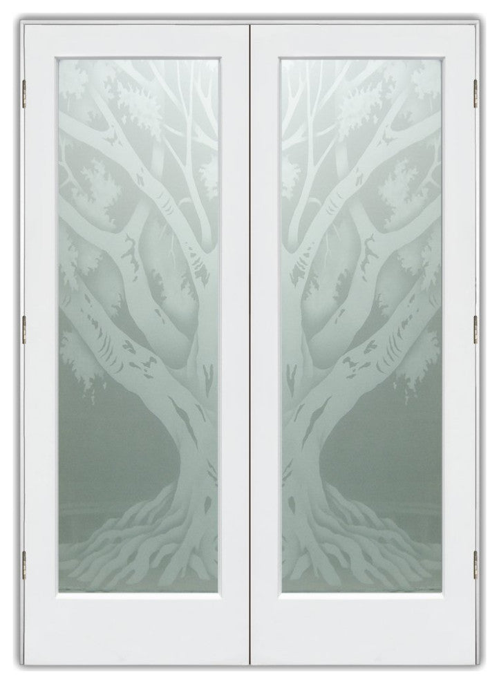 Interior Prehung Door or Interior Slab Door - Oak Tree II - Primed - 30" x...