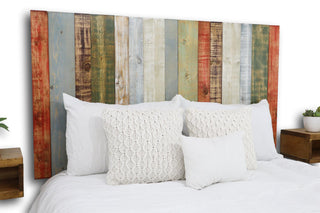 Handcrafted Headboard, Hanger Style, Retro Mix, King