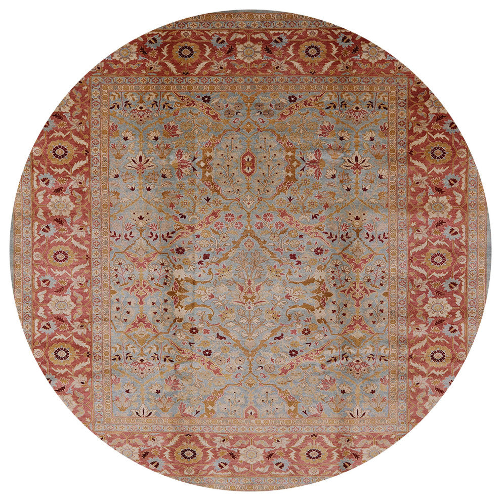 Ahgly Company Indoor Round Mid-Century Modern Area Rugs, 8' Round