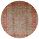 Ahgly Company Indoor Round Mid-Century Modern Area Rugs, 8' Round