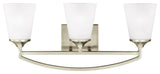 Hanford 3-Light Wall/Bath, Brushed Nickel