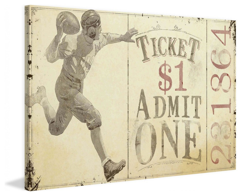 "Quarterback Pass Alternative Version 1" Artwork by Maurice Bower