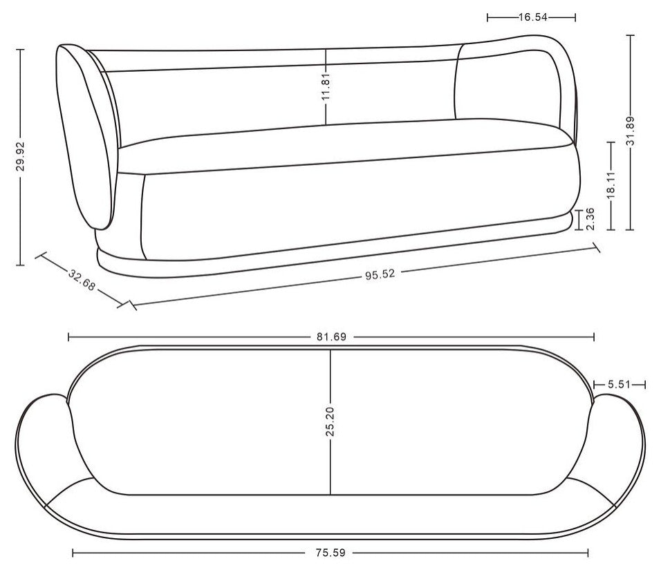 Manhattan Comfort Siri Sofa