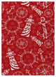Indoor/Outdoor Harbor HA9 Red Machine Washable 10' x 14' Rug