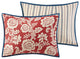 Madison Park Lucy 9 Piece Cotton Twill Reversible Comforter Set in Red