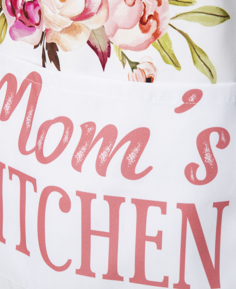 31.25" Faux Burlap Mother's Day Apron