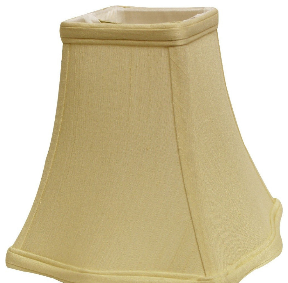 14" Antique White Premium Square Monay Shantung Lampshade