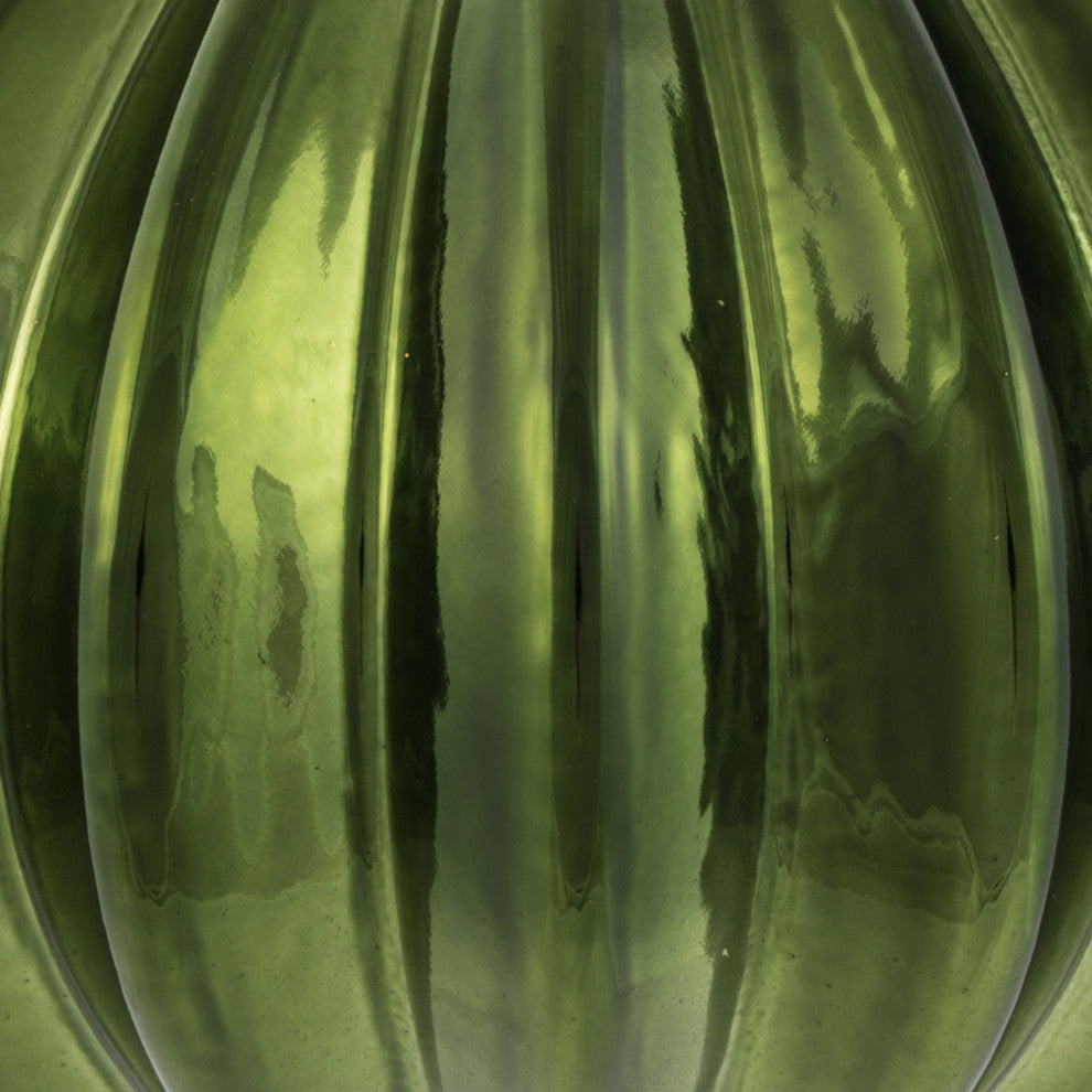 Vickerman N151264Dsv 5.7" Moss Green Shiny Onion Christmas Ornament