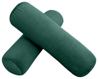 STYLE V2 Full Velvet Knife Edge Indoor Daybed Bolster Pillow |COVER ONLY| AD317