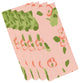 Forget Me Not Collage Floral Print Napkins, Set of 4, Blue, 19"
