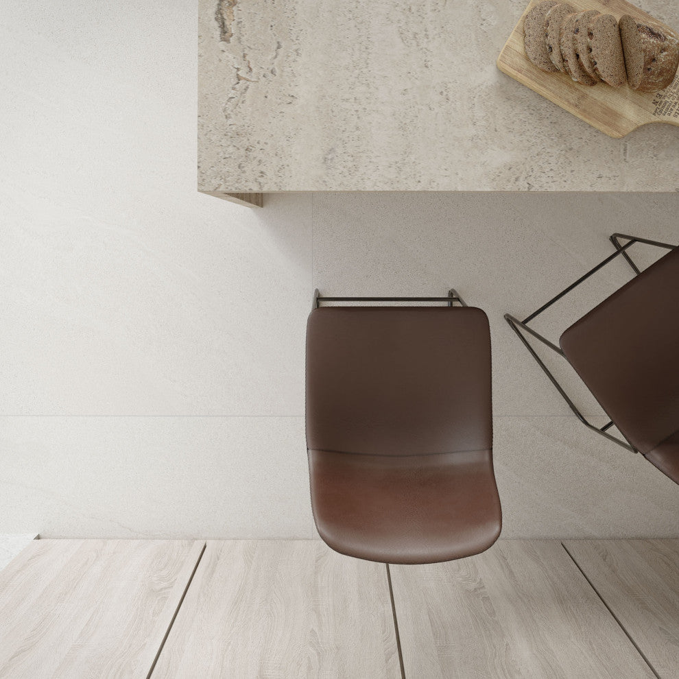 Cortesi Home Safi Counterstools, Brown