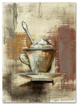Silvia Vassileva 'Cafe Classico III Neutral' Canvas Art, 47"x35"