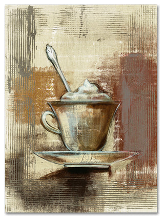 Silvia Vassileva 'Cafe Classico III Neutral' Canvas Art, 47"x35"