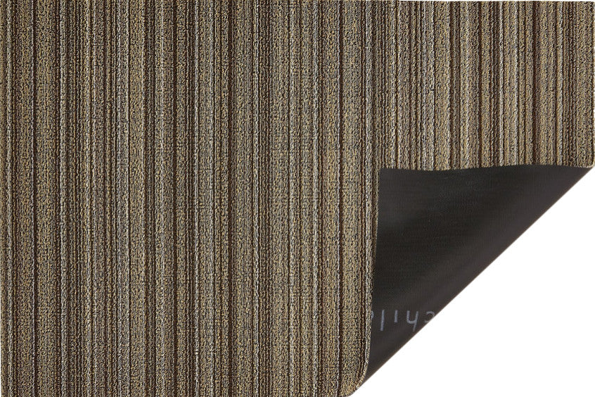 Skinny Stripe Shag, Mushroom, 36"x60"
