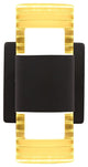 ANWAR 2 Light LED In/Out Door Wall Sconce 3000K Warm White 10inches Tall