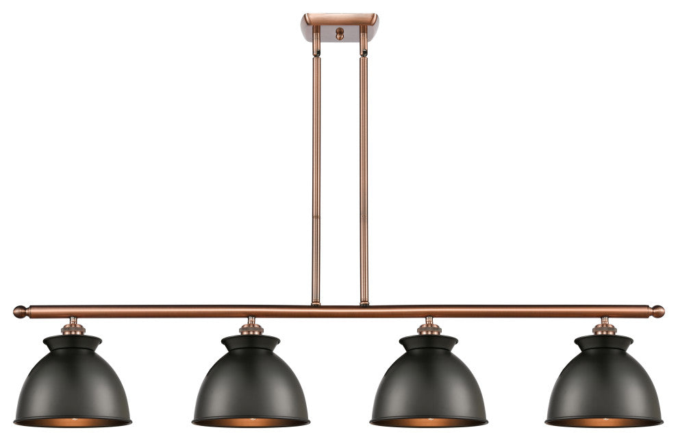 Innovations 516-4I-AC-M14-BK Adirondack 4 Light Island Light, Antique Copper