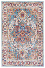 Iris IRS-2301 Traditional Rust/Blue 2'3"x3'9" Area Rug