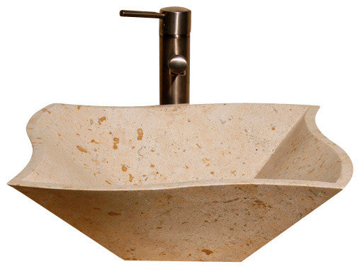 V-VLOT18 Sandstorm Polished Vessel Sink