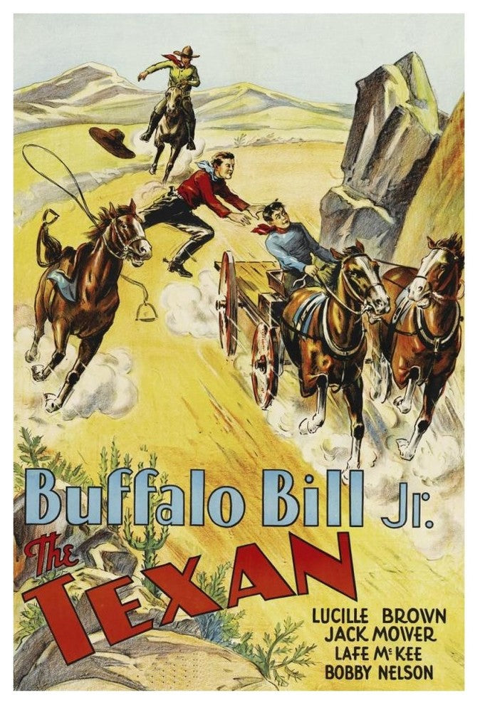 "Vintage Westerns: Texan" Digital Paper Print, 42"x62"