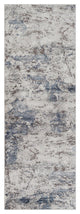 Surya Tibetan TBT-2318 5'3"x7'7" Rug, Navy/Denim/Light Gray/White