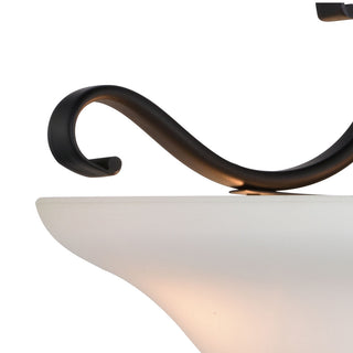 Monrovia 17" Semi-Flush Mount Ceiling Light, Oil Rubbed Bronze