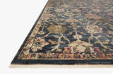 Giada Rug, Navy/Multi, 2'7"x12'