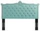 Louisa Tufted Performance Velvet Twin Headboard, Mint
