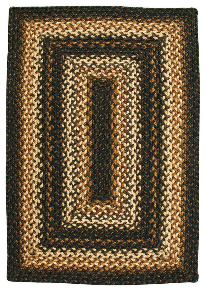 Homespice Decor Kilimanjaro Jute Braided Rug 4' x 6' Kilimanjaro  (Rectamgle)