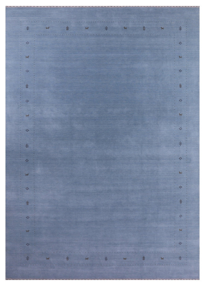 Hand-Knotted Persian Gabbeh Wool Rug 10' 1" X 14' 0" Q11375