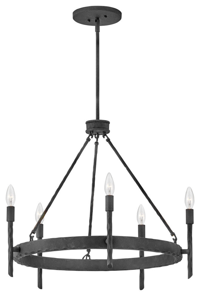 Hinkley Tress Medium Single Tier, Forged Iron