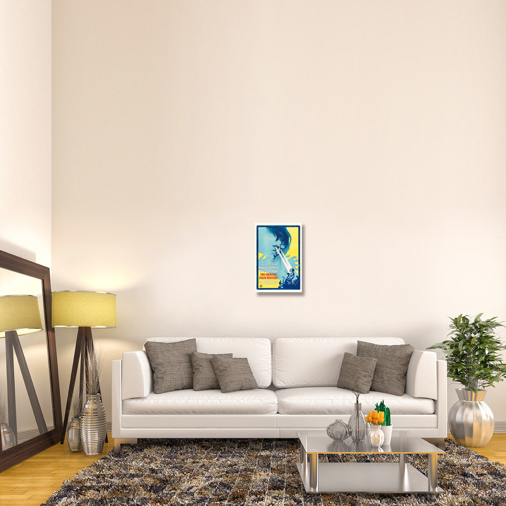 "The Crimson Stain Mystery, Episode One" Canvas Giclee, 16"x24"