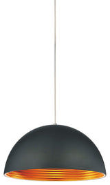 CWI LIGHTING 9629P16-1-101 1 Light Down Pendant with Black finish