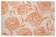 Antique Flowers Spring Chenille Rug, Orange, 2'x3'
